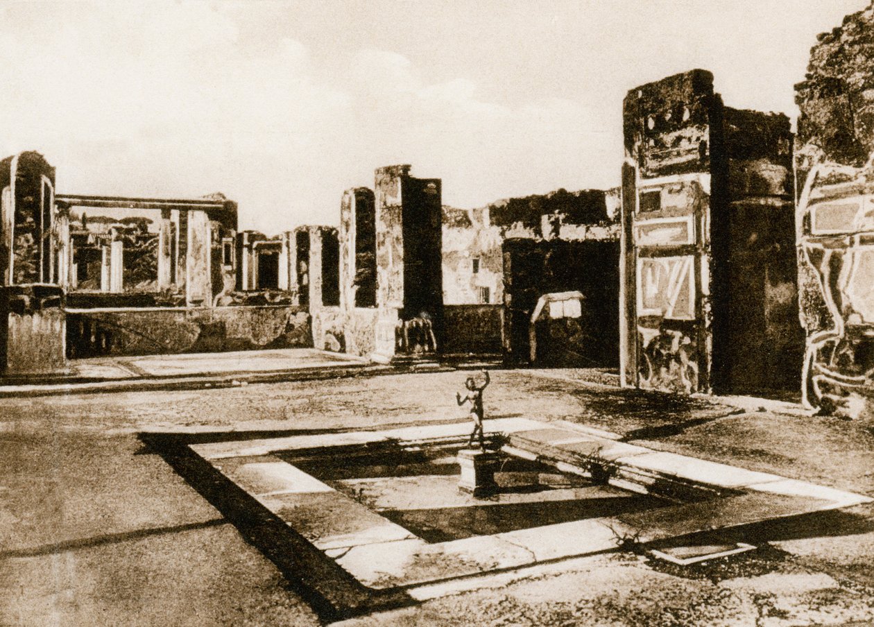 Tempel des Apollo, Pompeji, Italien, um 1900er Jahre von Unbekannt