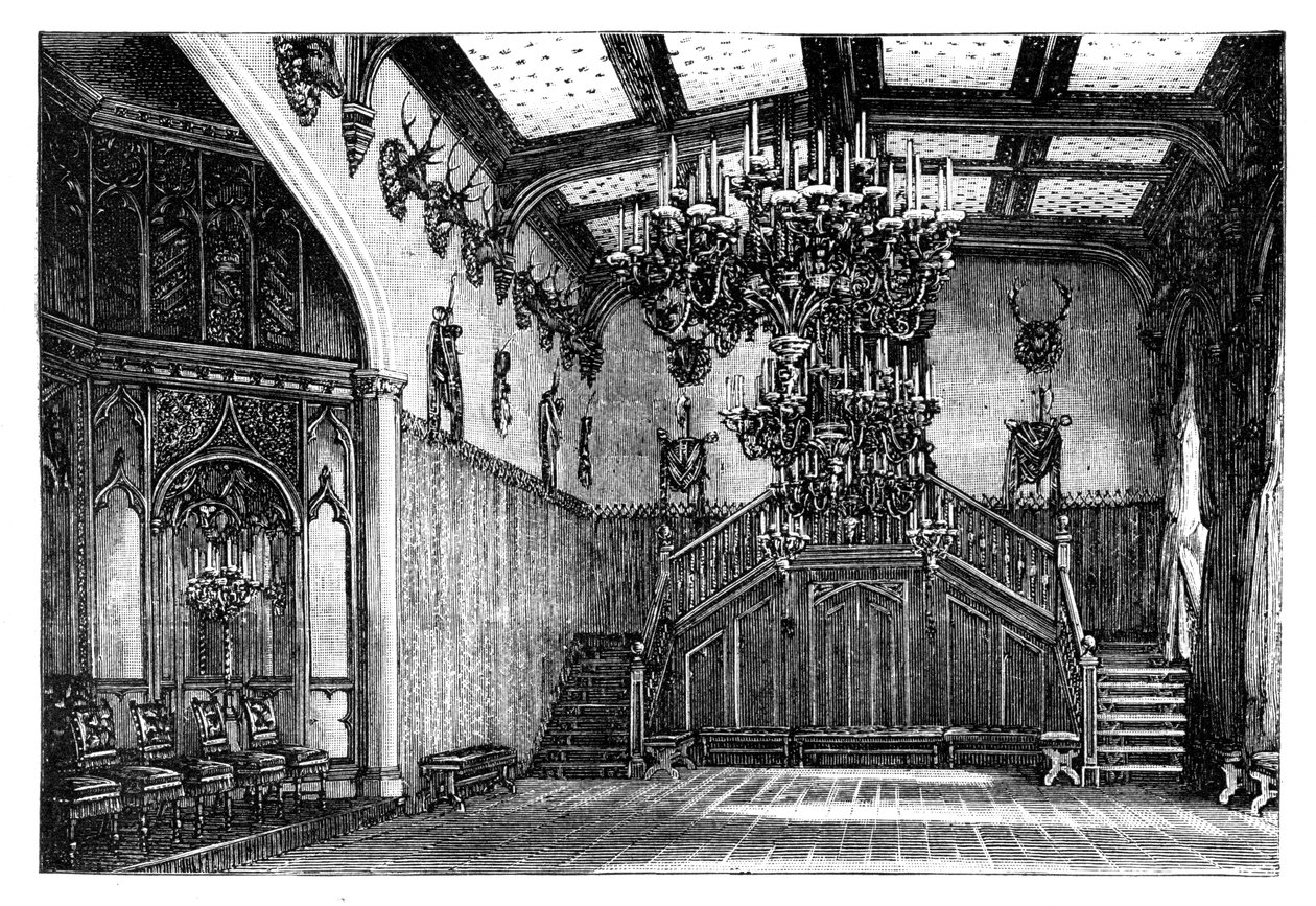 Der Ballsaal, Balmoral Castle, Schottland von Unbekannt