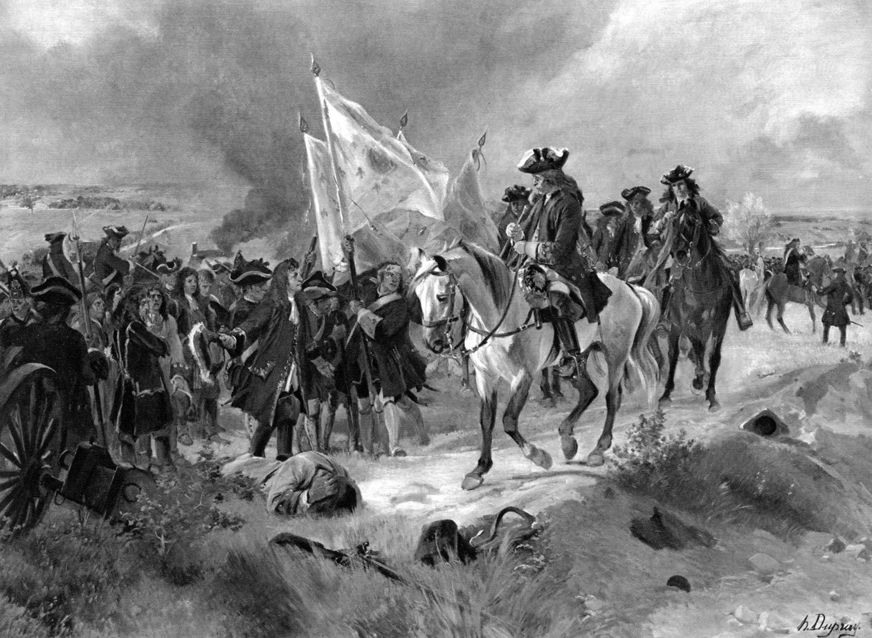 Die Schlacht von Ramillies, 1706 von Unbekannt