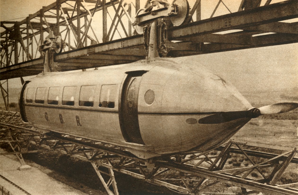Der Bennie Railplane von Unbekannt