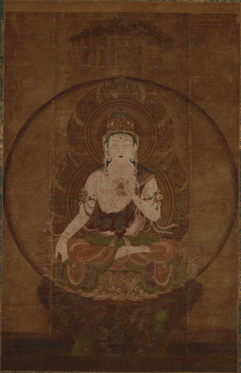 Der Bodhisattva Akasagarbha Kokuzo Bosatsu, 12. Jahrhundert von Unbekannt