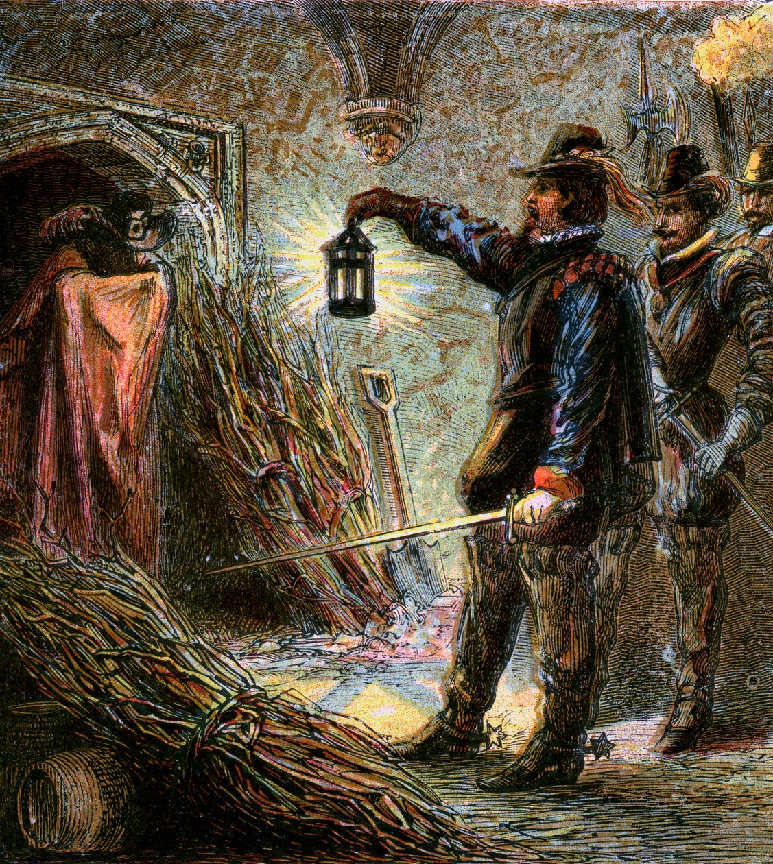 Die Gefangennahme von Guy Fawkes von Unbekannt