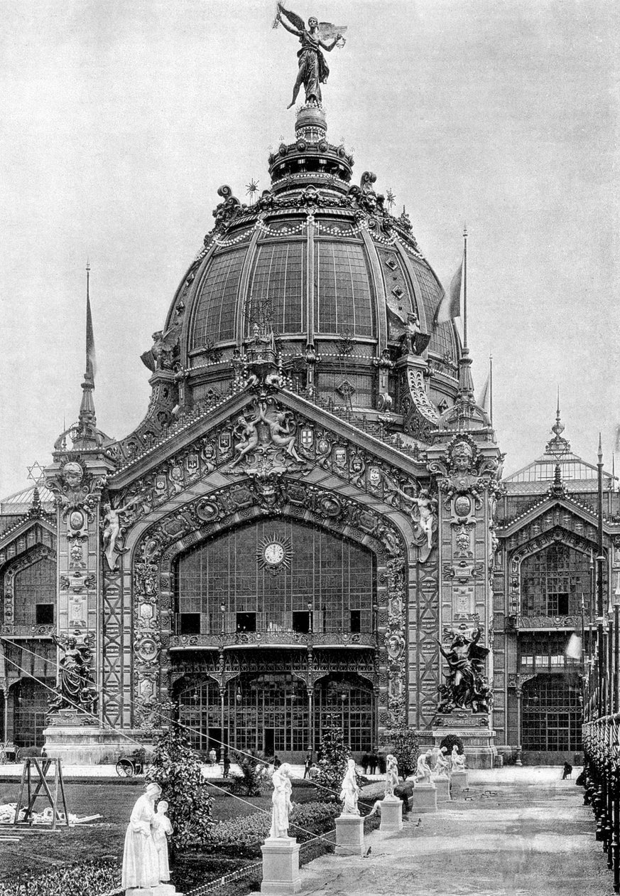 Die zentrale Kuppel, Weltausstellung, Paris, 1889 von Unbekannt