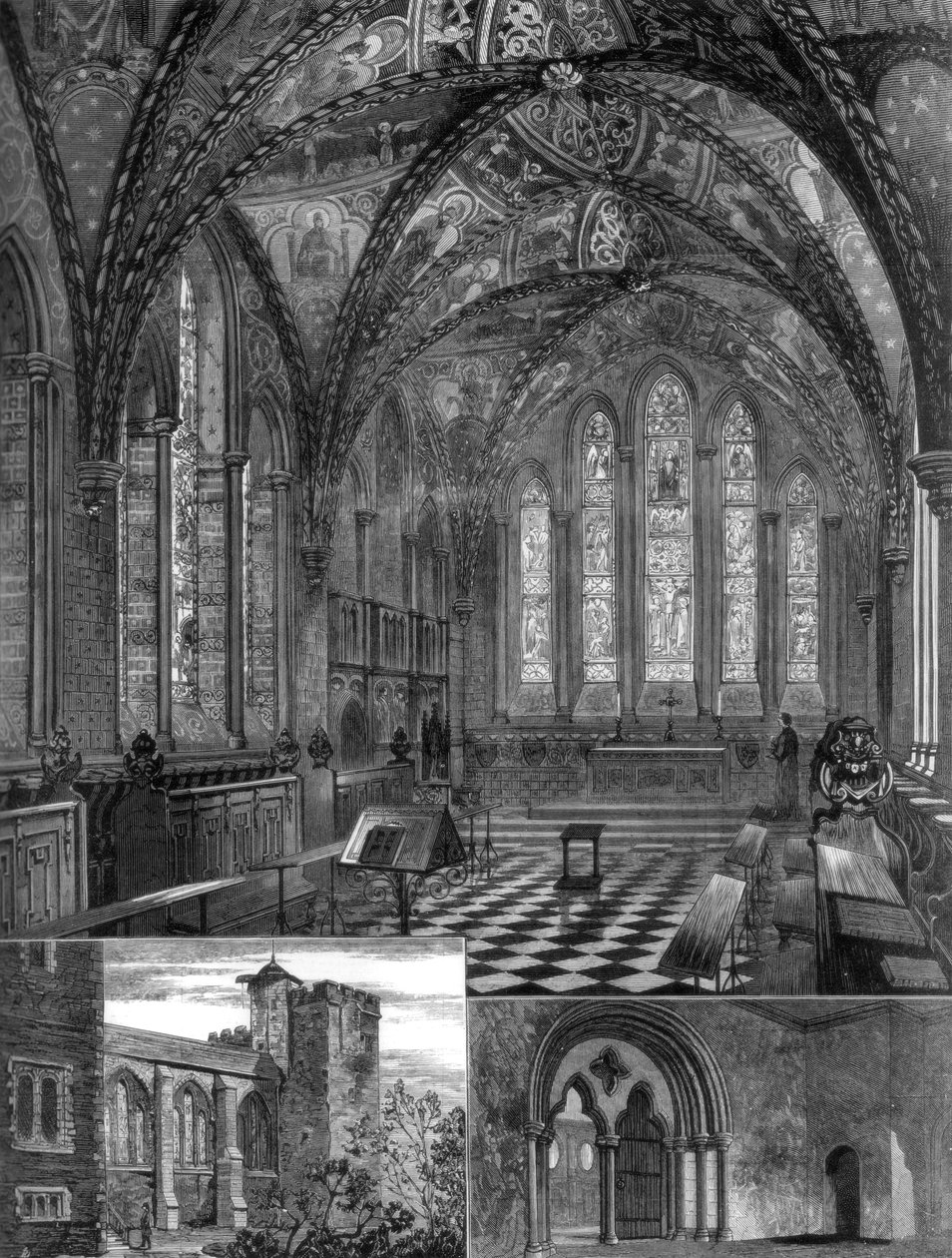 Die Kapelle des Lambeth Palace, London von Unbekannt