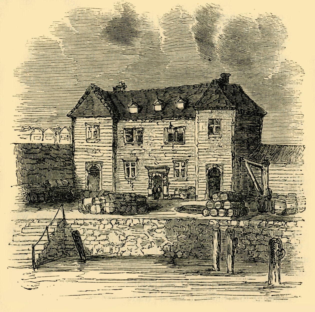 Das Zollhaus - Zeit von Elisabeth, um 1872 von Unbekannt