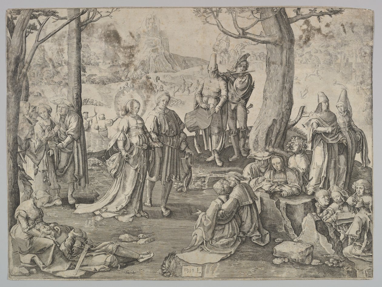 Der Tanz der Heiligen Maria Magdalena von Unbekannt