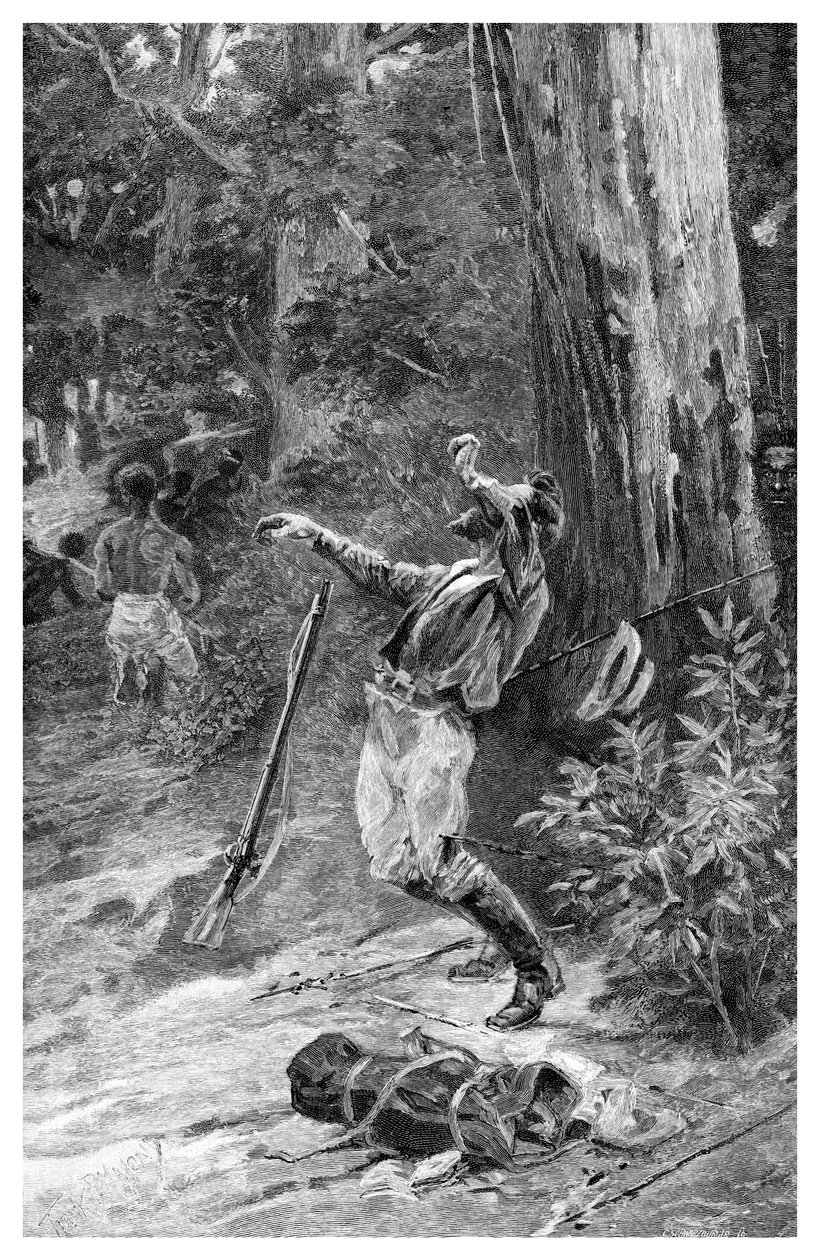 Der Tod von Kennedy, Queensland, Australien, 1848, 1886 von Unbekannt