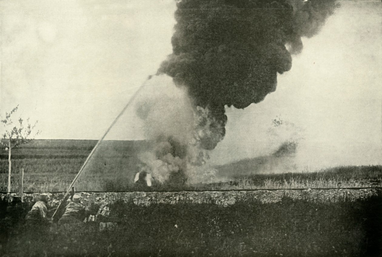 Der deutsche Flammenwerfer von Unbekannt