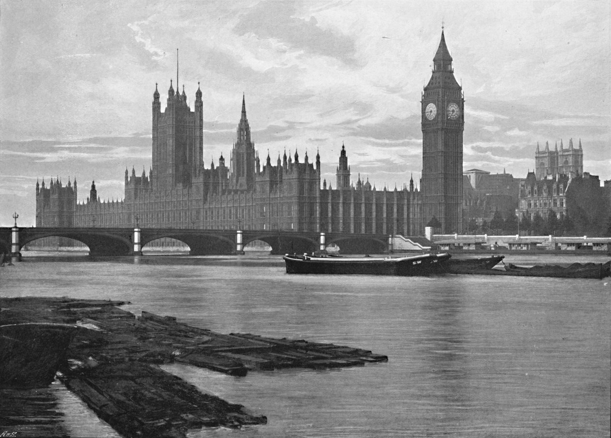 Das Parlament, ca. 1896 von Unbekannt