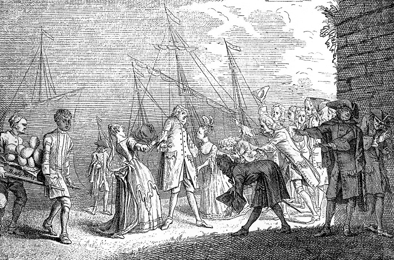 Die Landung von Senesino, 1720 von Unbekannt