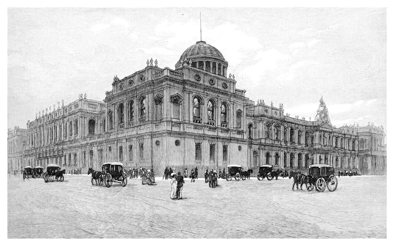 Die Gerichtsgebäude, Melbourne, Victoria, Australien, 1886 von Unbekannt