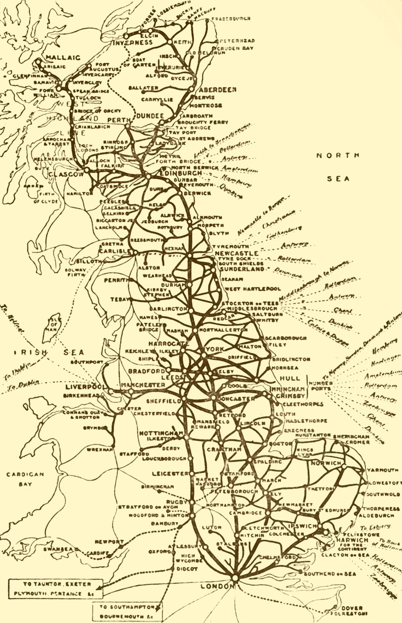 Die London and North Eastern Railway, 1930 von Unbekannt