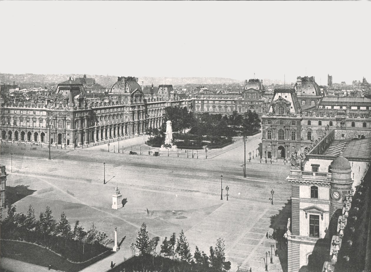 Der Louvre, Paris, Frankreich, 1895 von Unbekannt