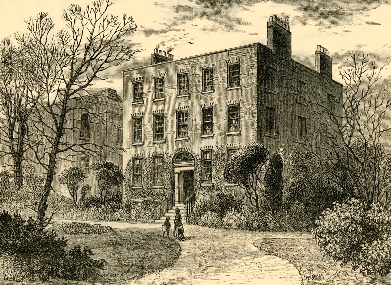 Das Herrenhaus, Dalston, ca. 1876 von Unbekannt