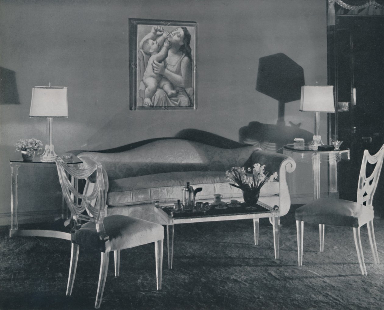 Das moderne Wohnzimmer, 1942 von Unbekannt