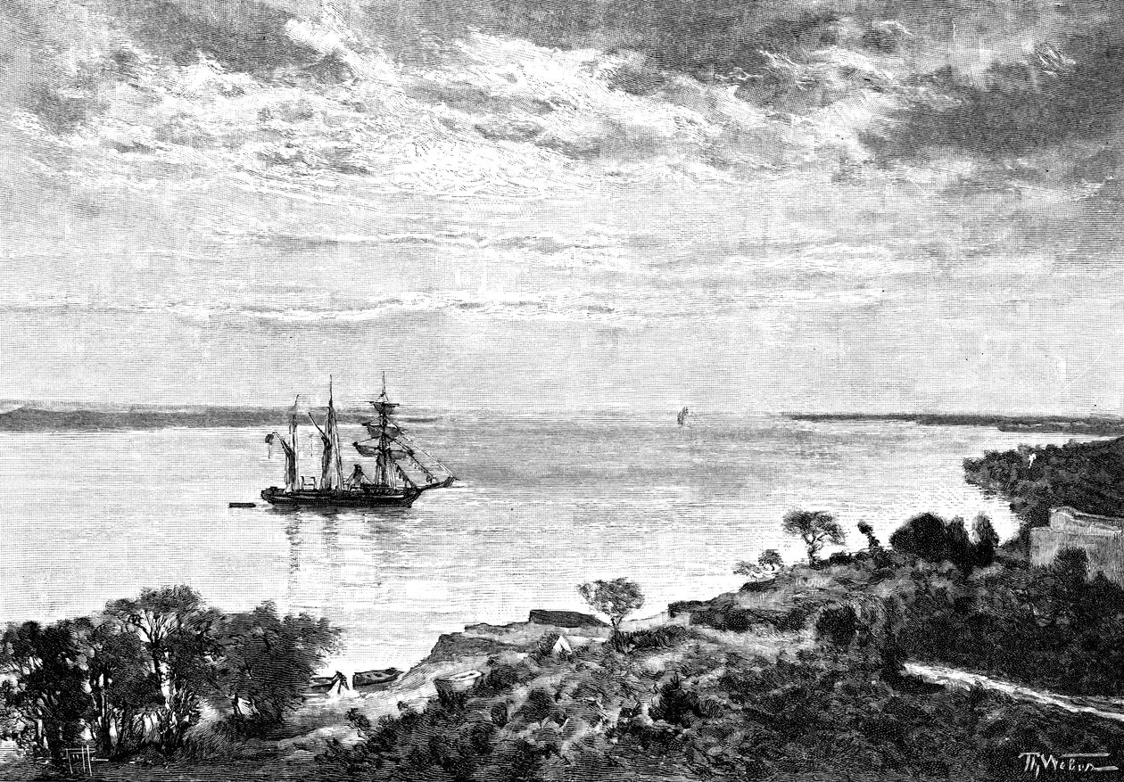 Der Paraná-Fluss, Südamerika von Unbekannt