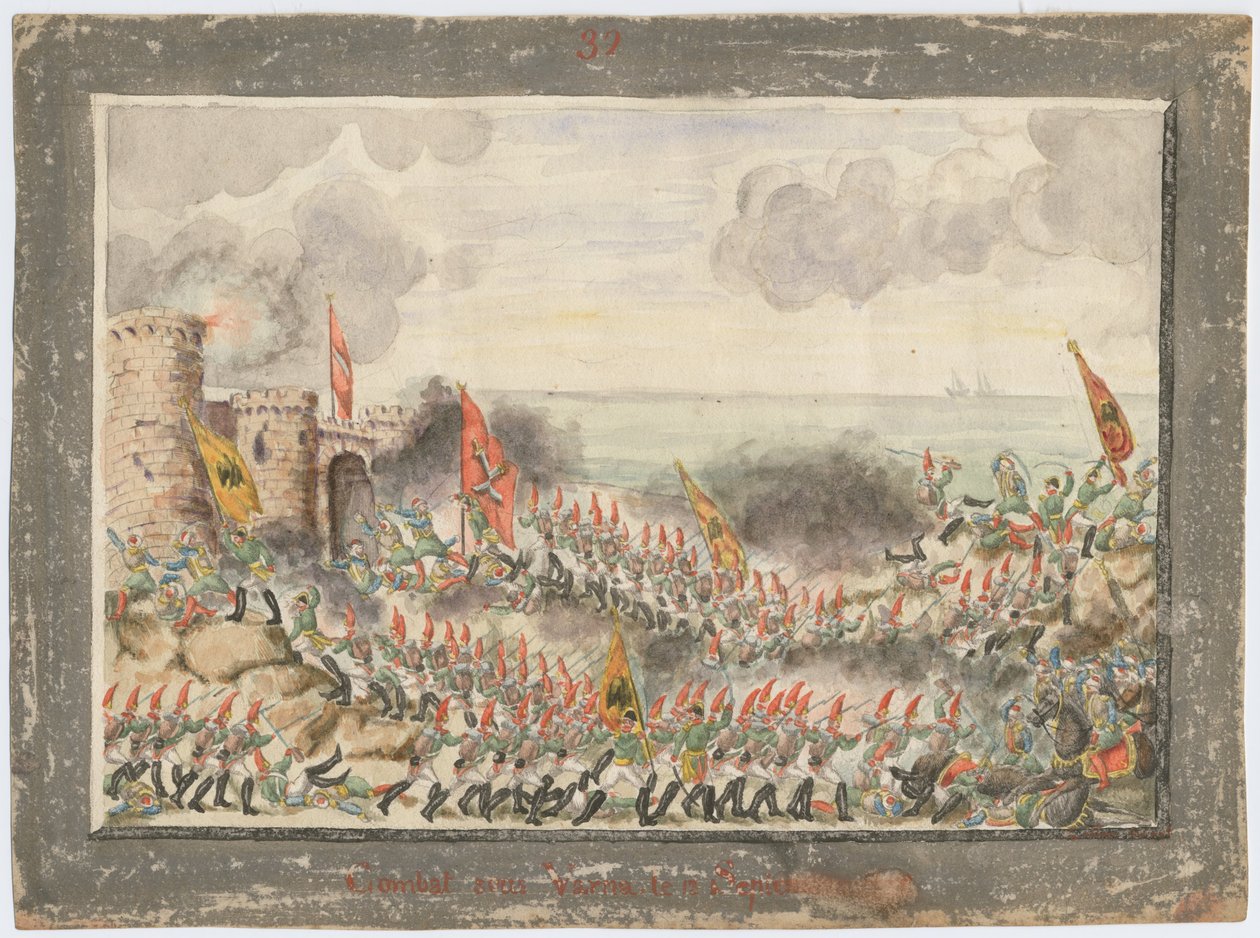 Die Belagerung von Varna im September 1828, 1829 von Unbekannt