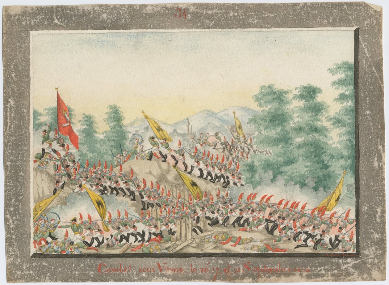 Die Belagerung von Varna im September 1828, 1829 von Unbekannt