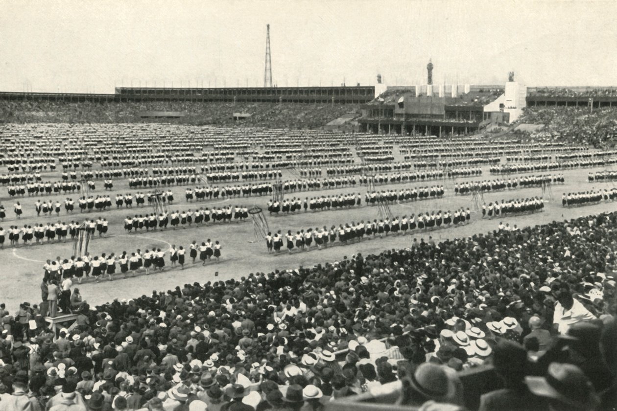 Das Sokol-Festival von 1938, 1947 von Unbekannt