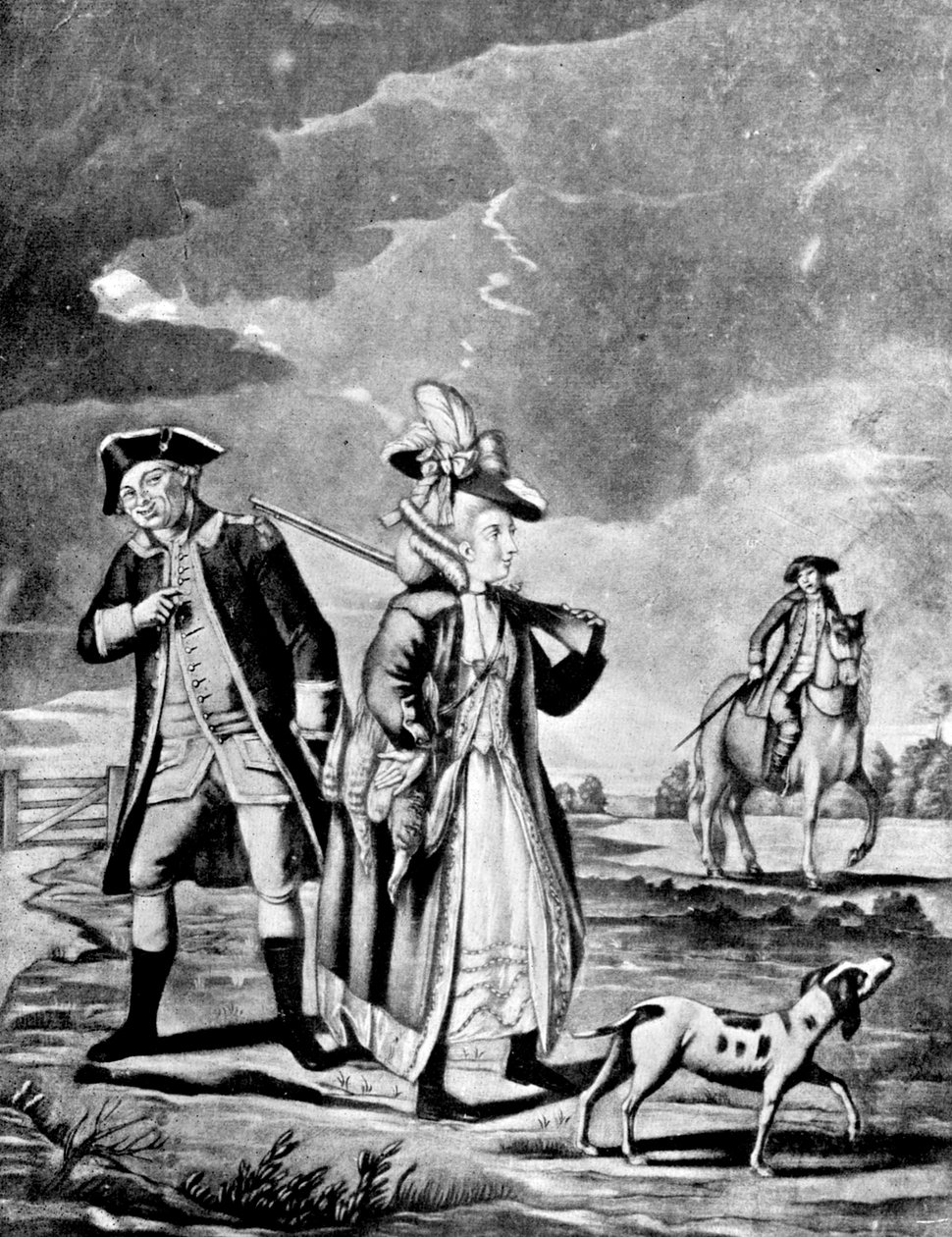 Die sportliche Dame, 1776 von Unbekannt