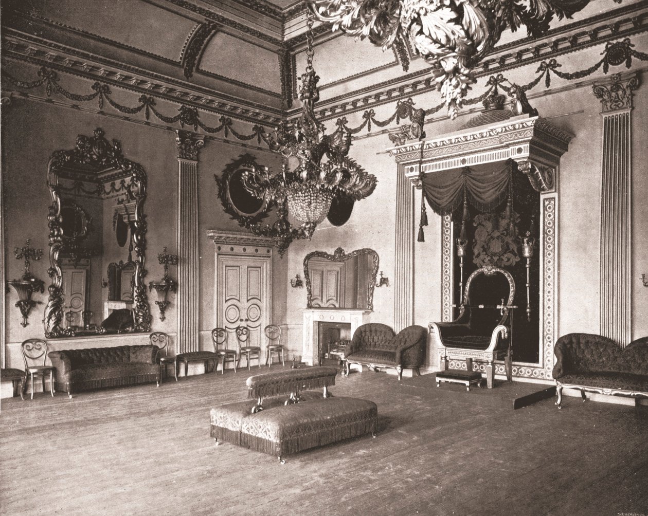 Der Thronsaal, Dublin Castle, Dublin, Irland, 1894 von Unbekannt