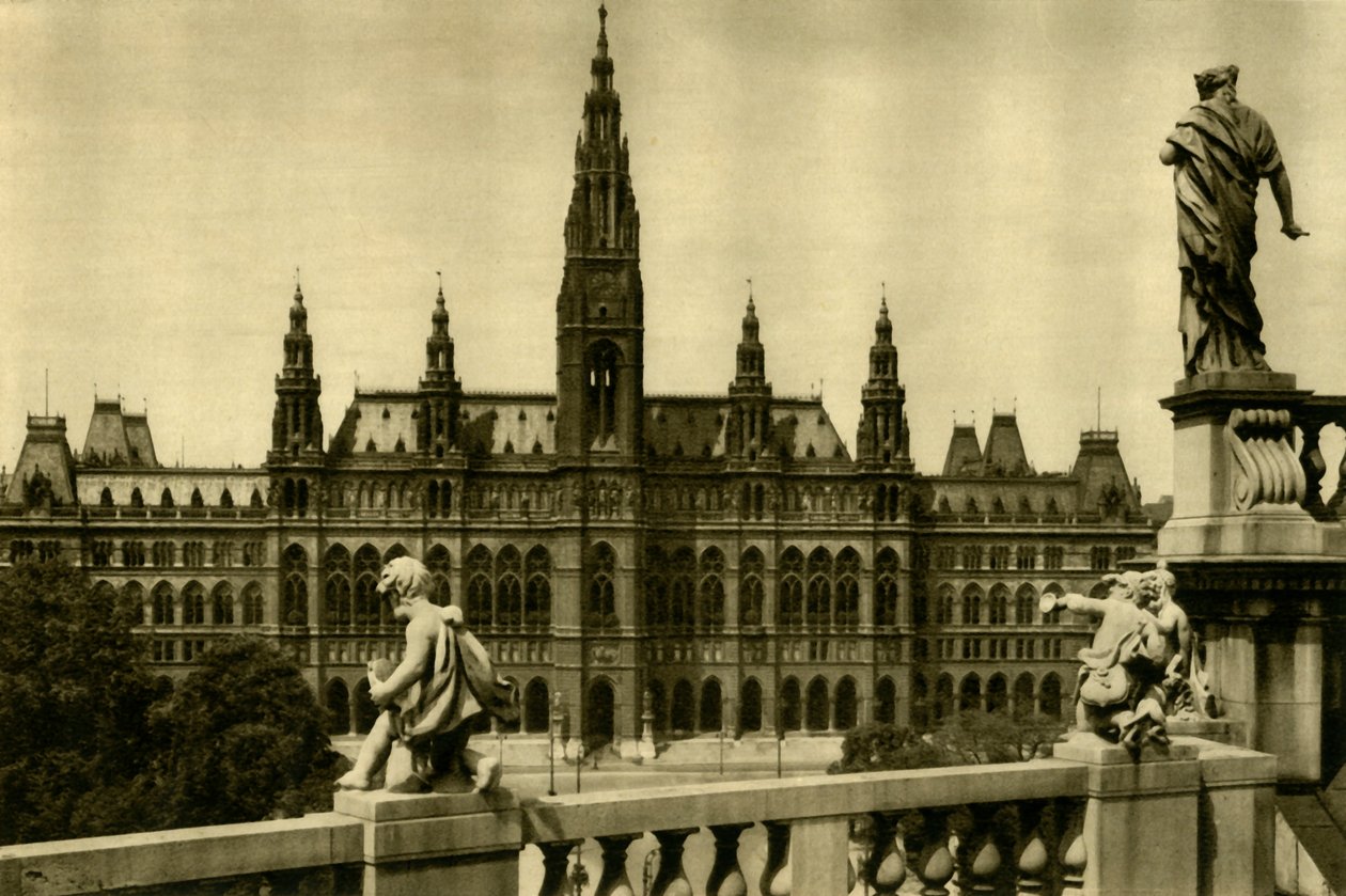 Das Rathaus, Wien, Österreich, um 1935 von Unbekannt