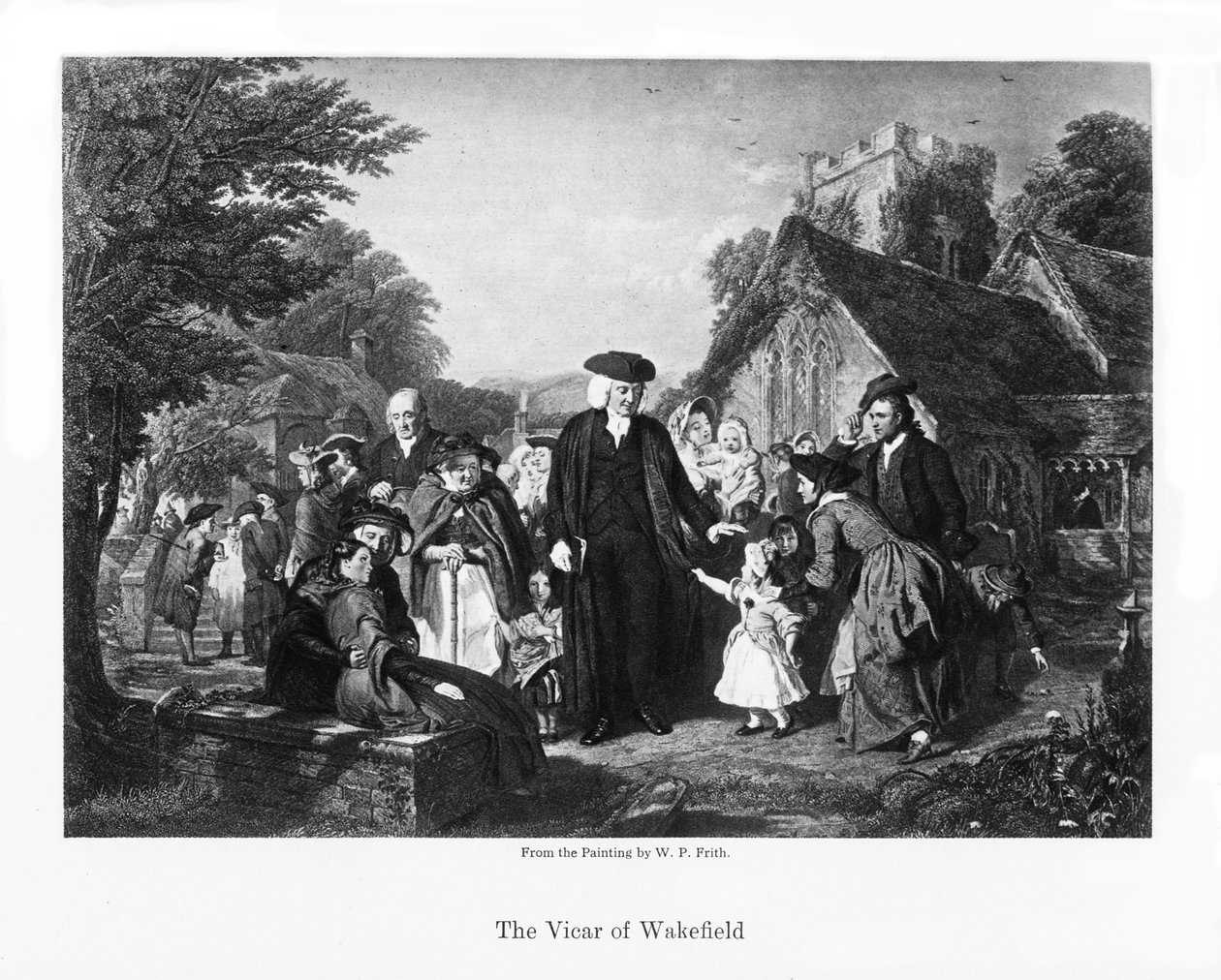 Der Pfarrer von Wakefield, um 1850 von Unbekannt