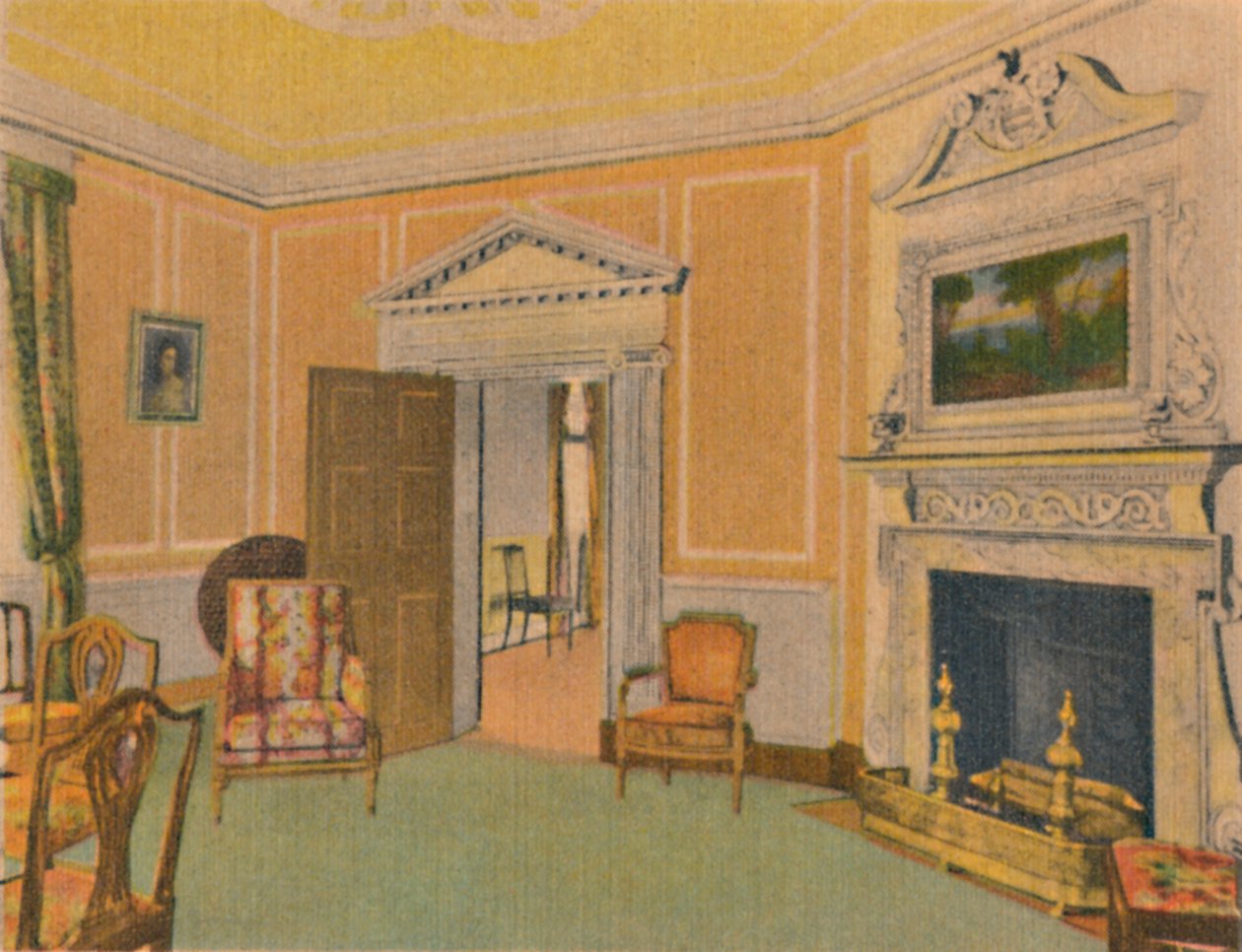 Das Westzimmer, 1946 von Unbekannt