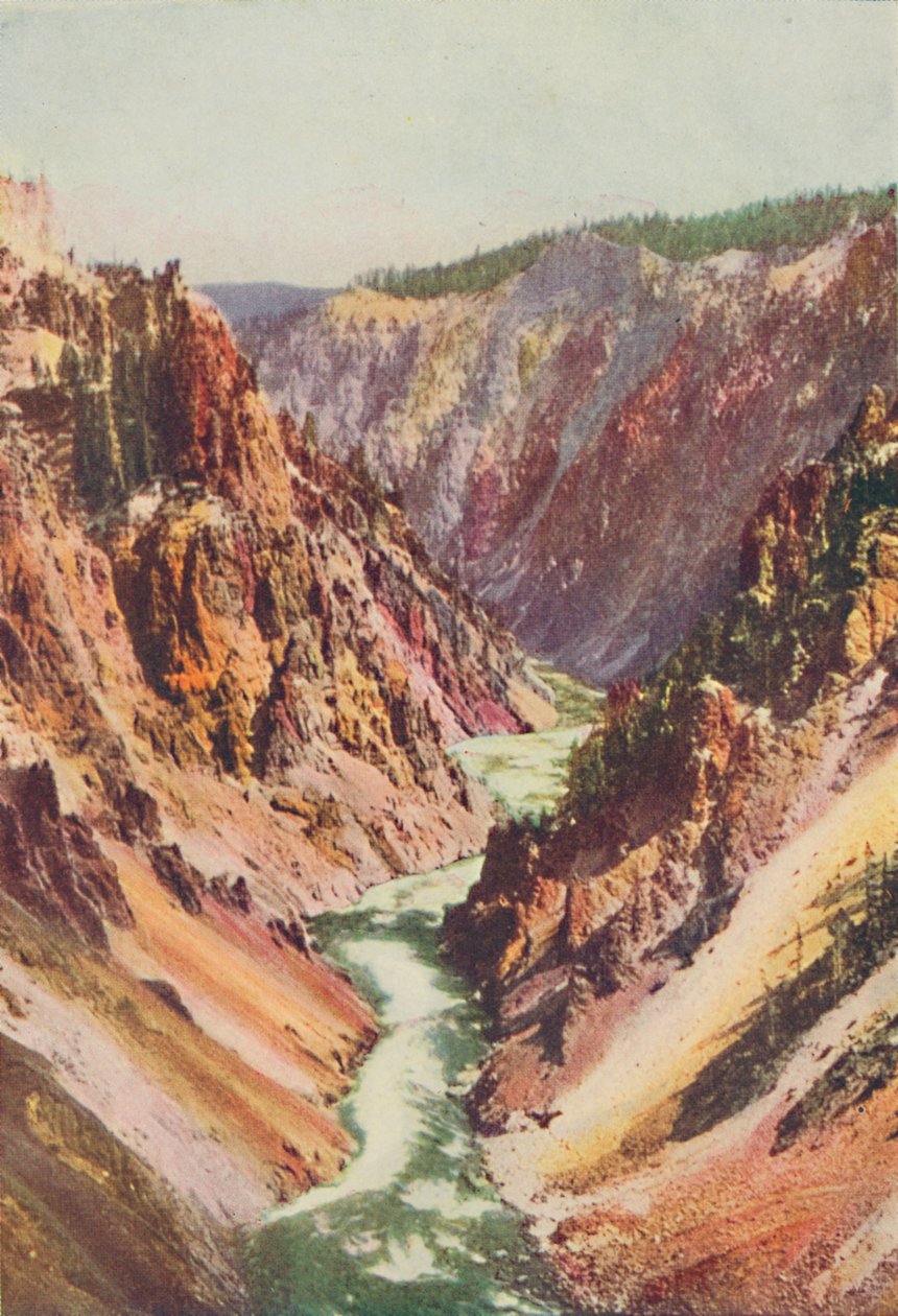 Der Yellowstone River, 1916 von Unbekannt