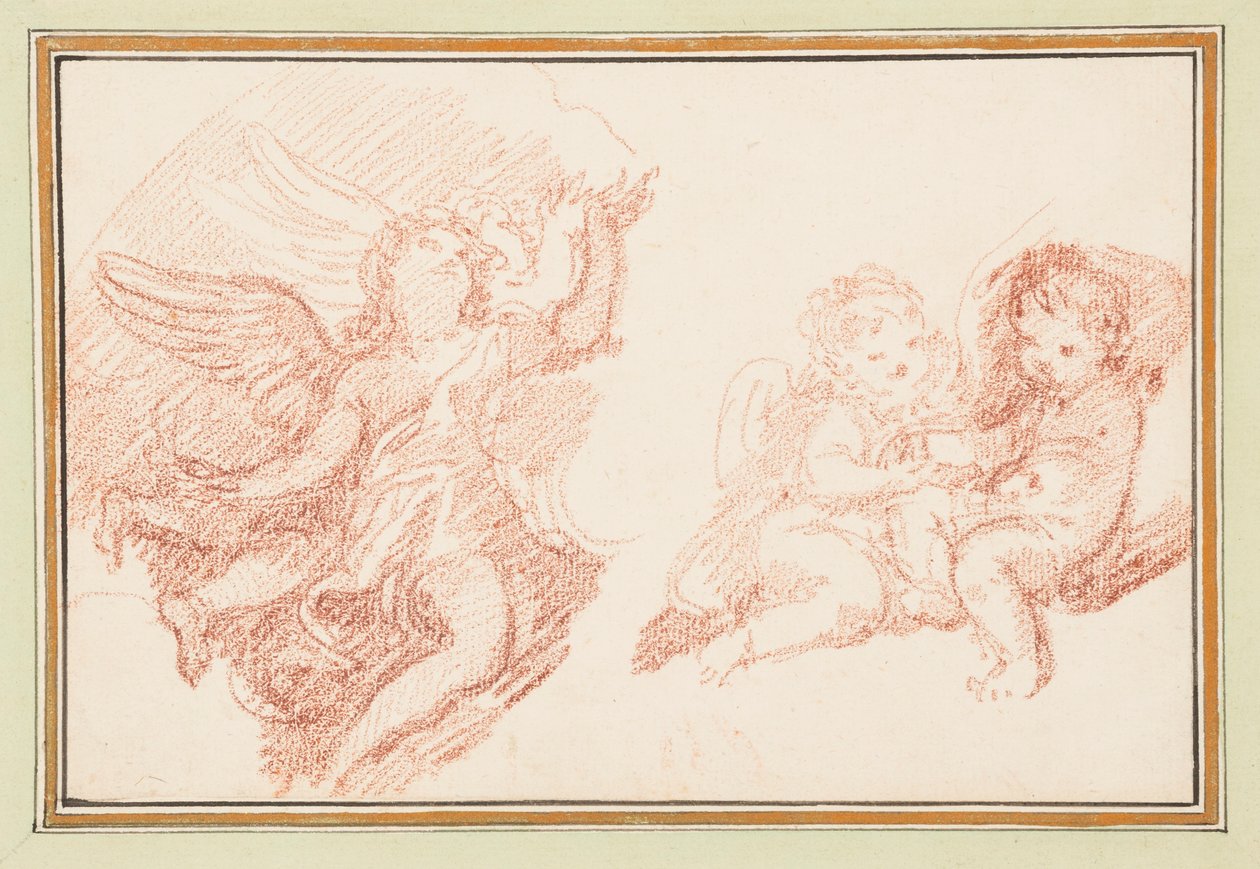 Drei Putti von Unbekannt