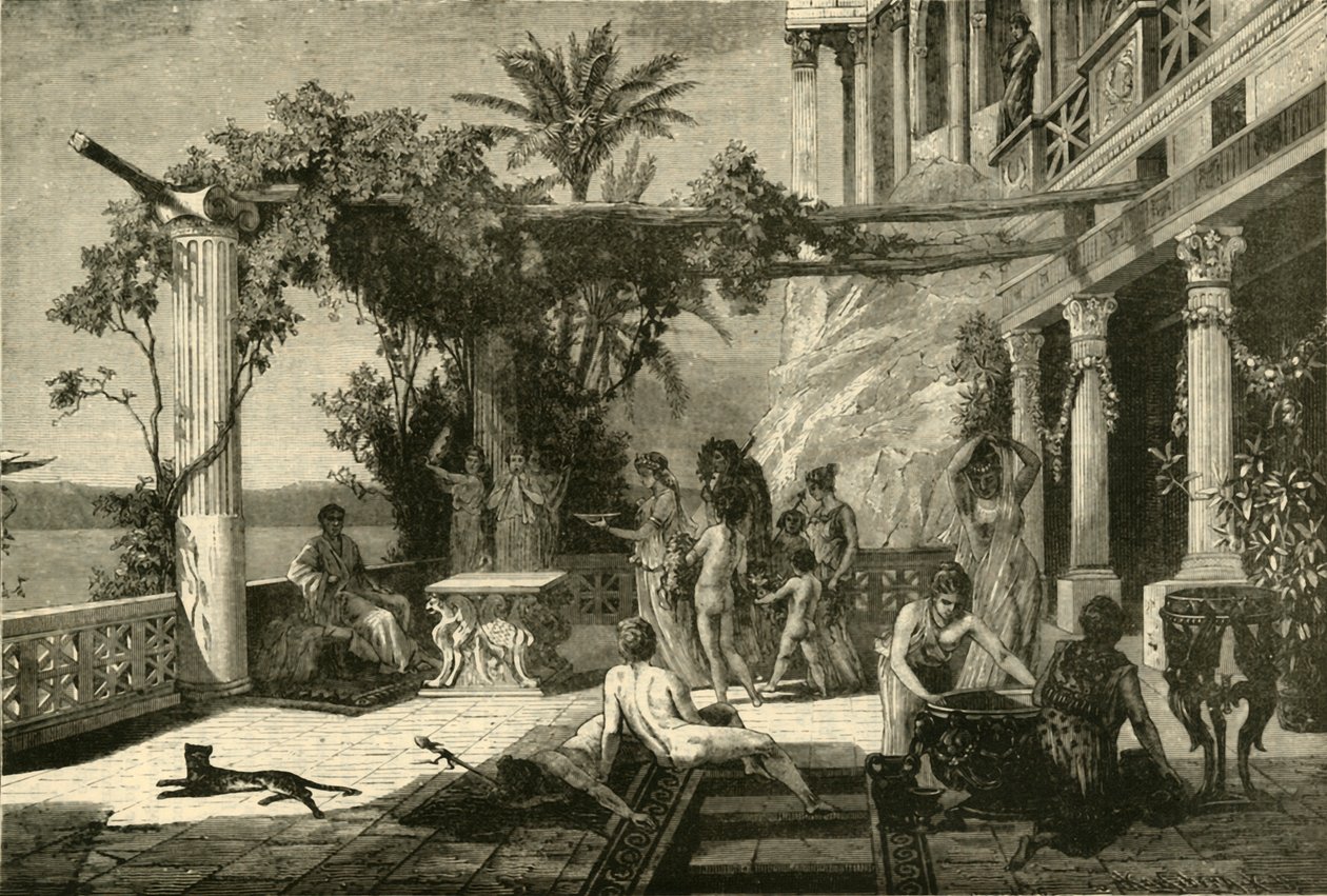 Tiberius auf Capreae von Unbekannt