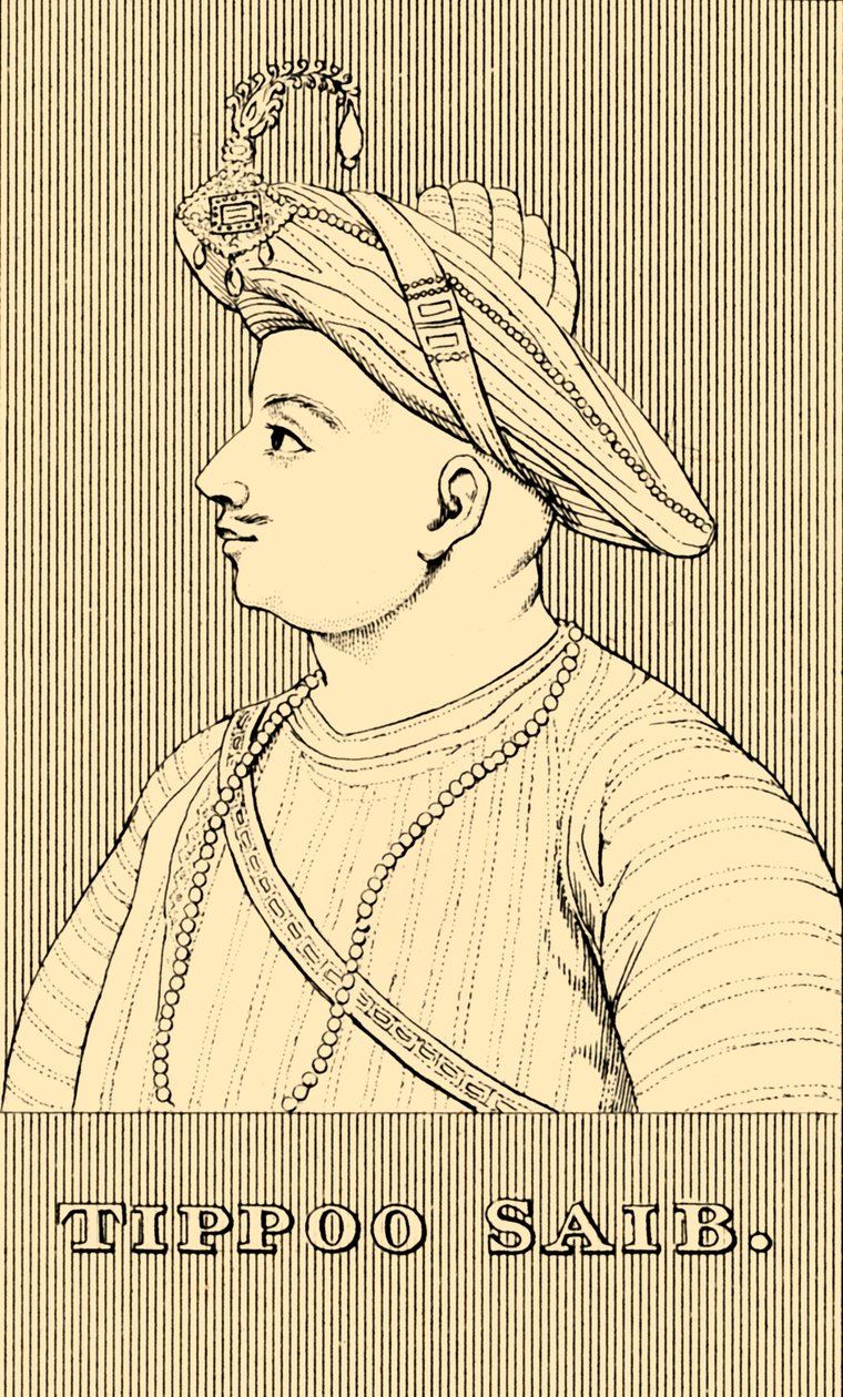 Tippoo Saib, 1750-1799 von Unbekannt