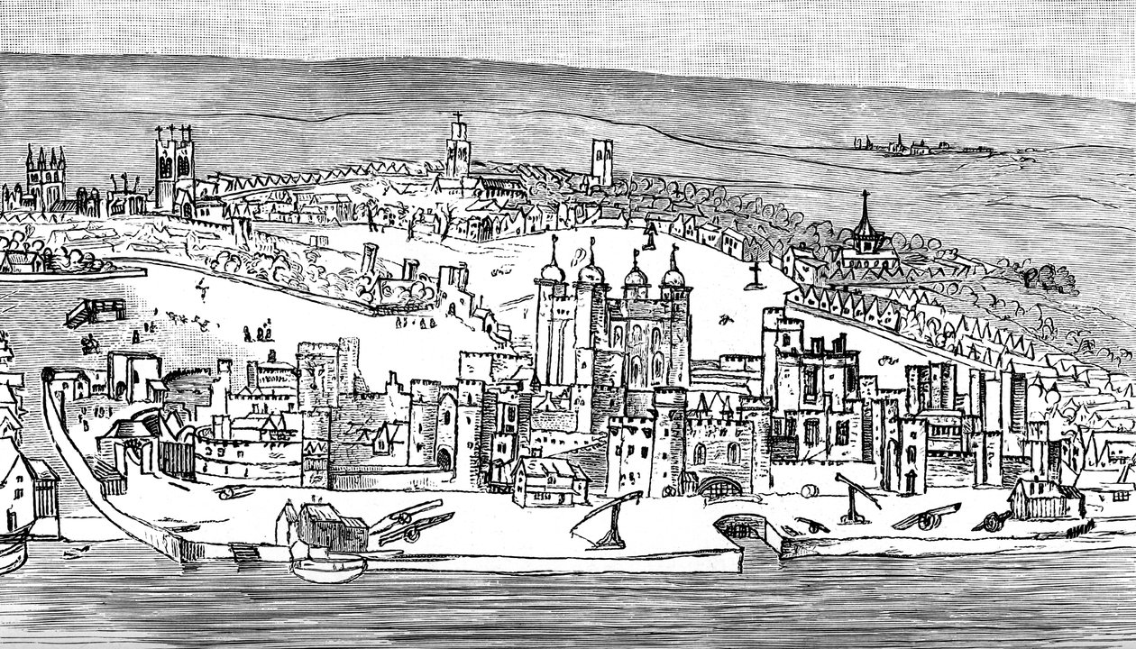 Tower of London, ca. 1543, 1893 von Unbekannt