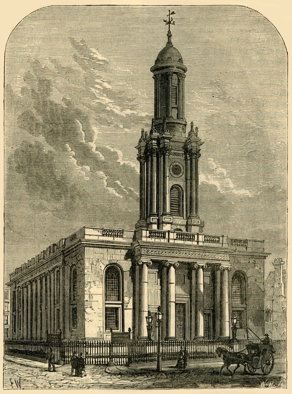 Trinity Church, Albany Street, ca. 1876 von Unbekannt