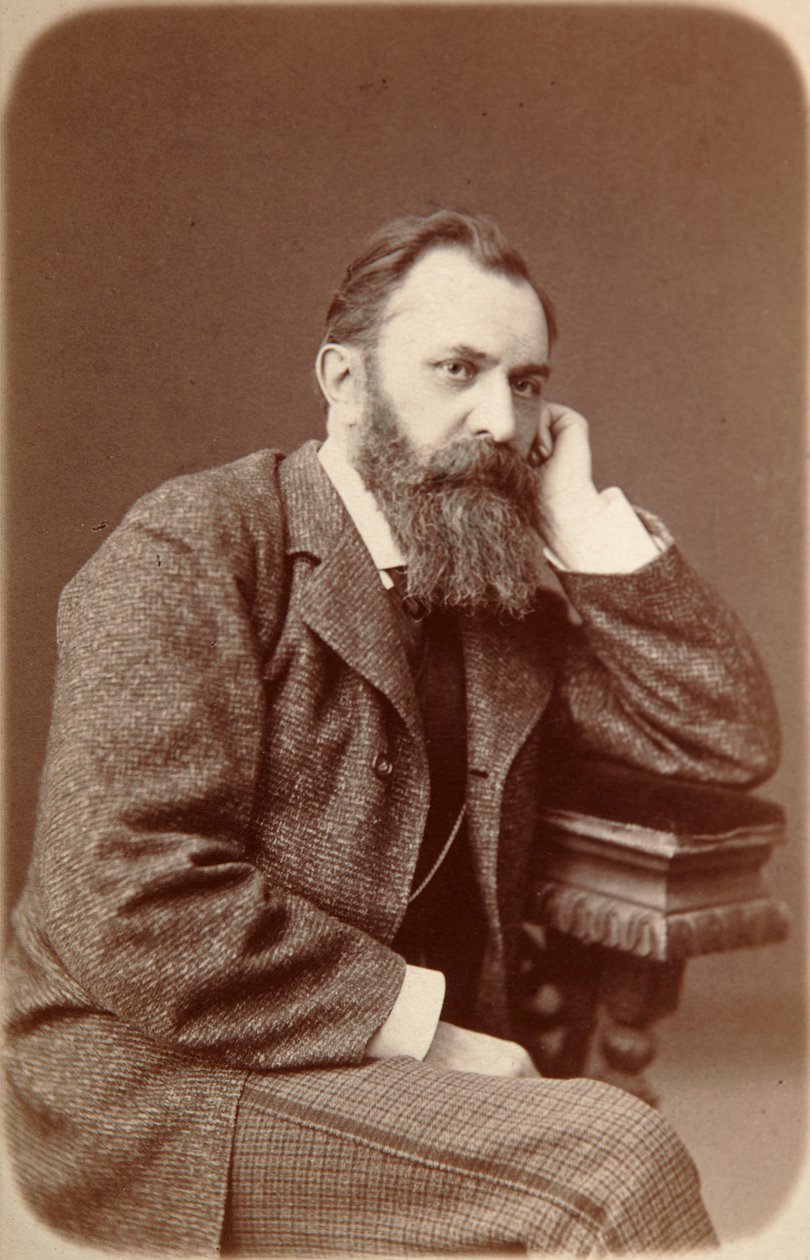 Wassili Perow, russischer Künstler, 1880 von Unbekannt