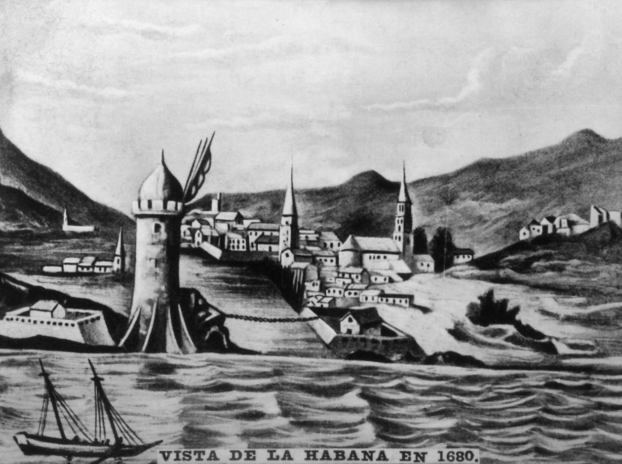 Ansicht von Havanna, 1680 von Unbekannt