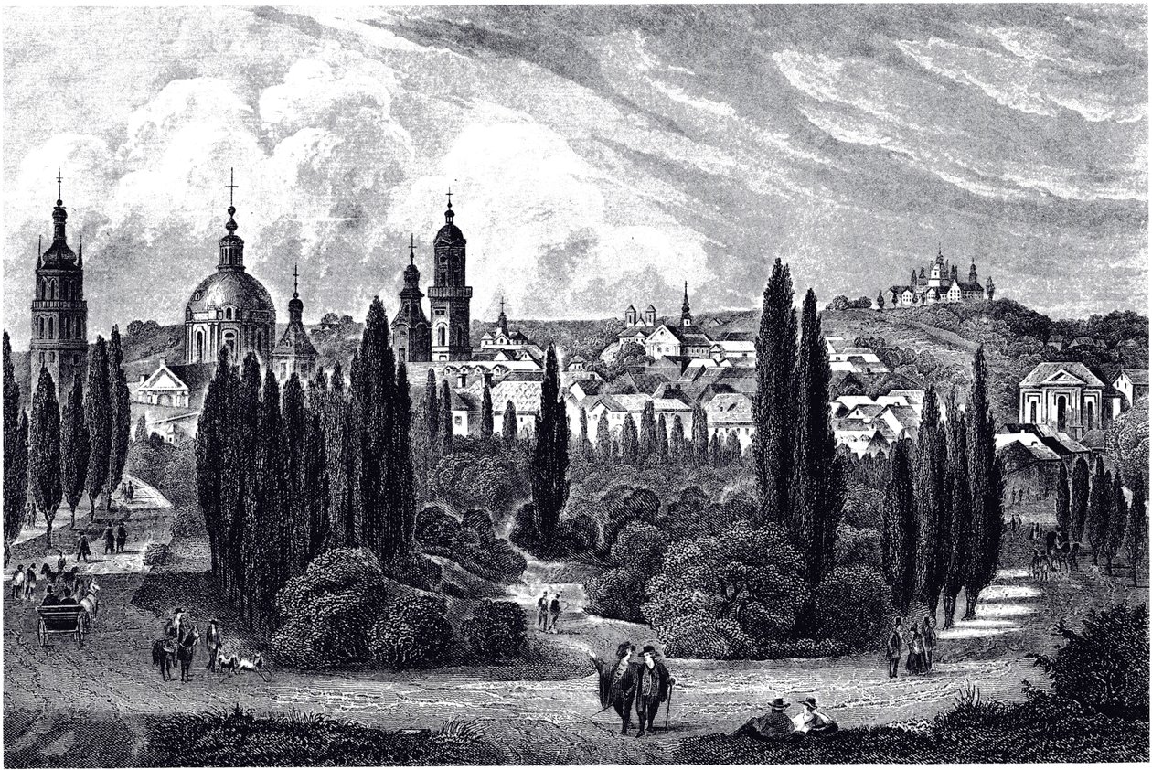 Ansicht von Lemberg, ca. 1845 von Unbekannt