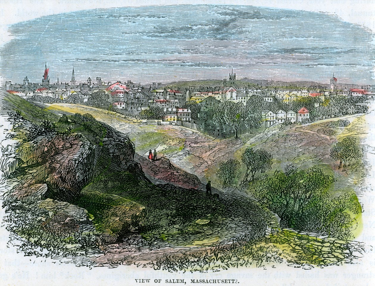Ansicht von Salem, Massachusetts, USA, ca. 1860 von Unbekannt