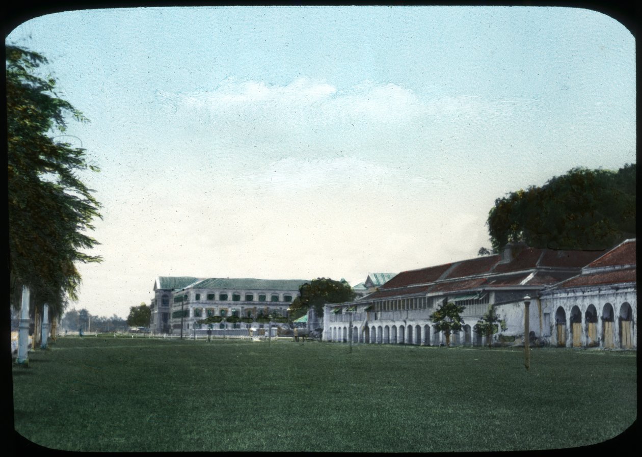 Kriegsministeriumsgebäude und Militärakademie, Bangkok, Siam von Unbekannt