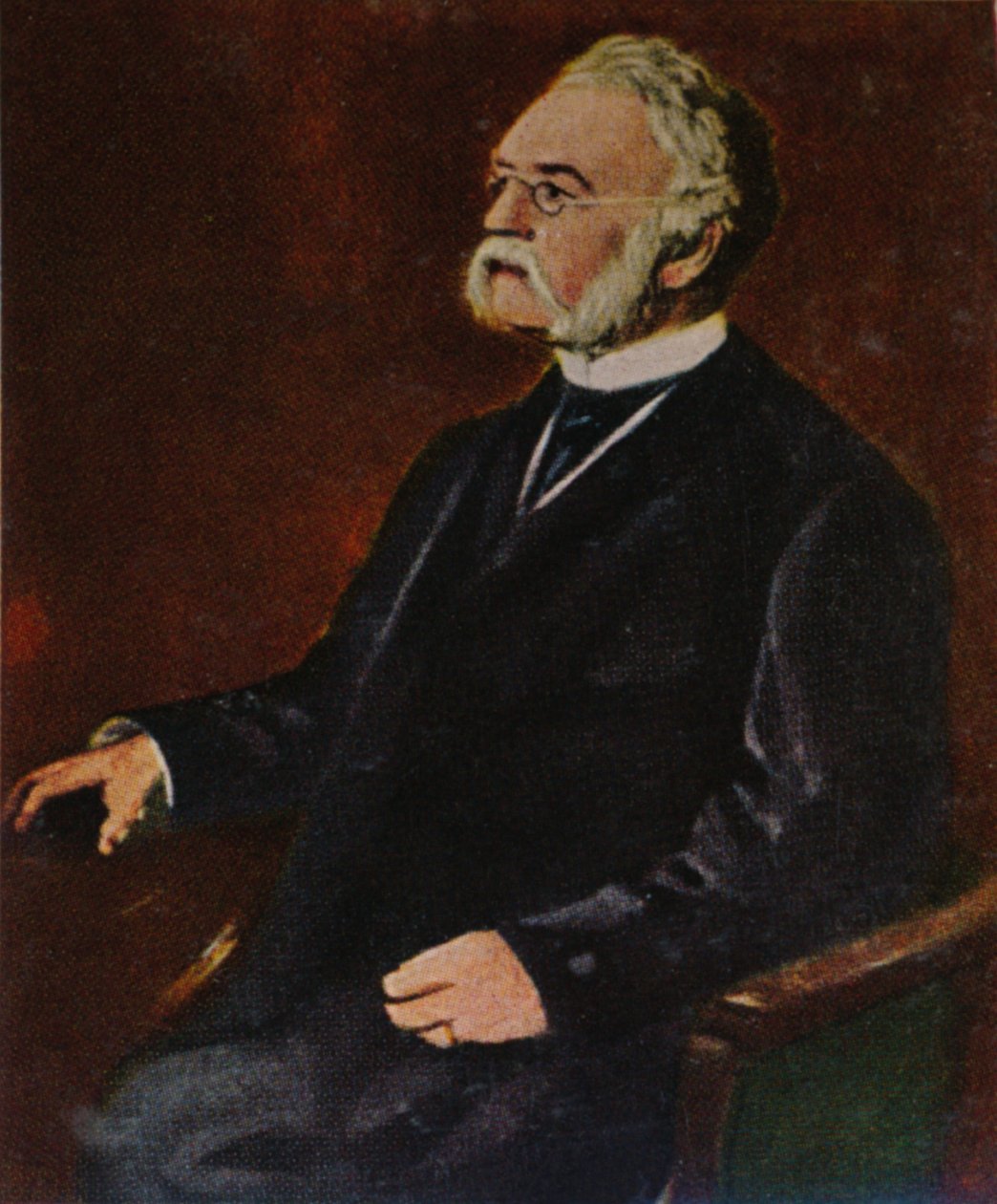 Werner von Siemens 1816-1892. Gemälde von Lenbach, 1934 von Unbekannt