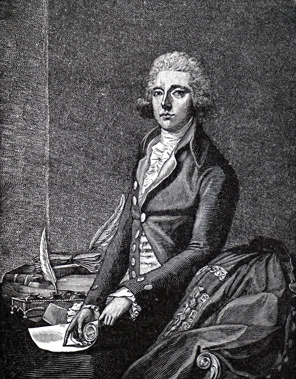 William Pitt der Jüngere von Unbekannt
