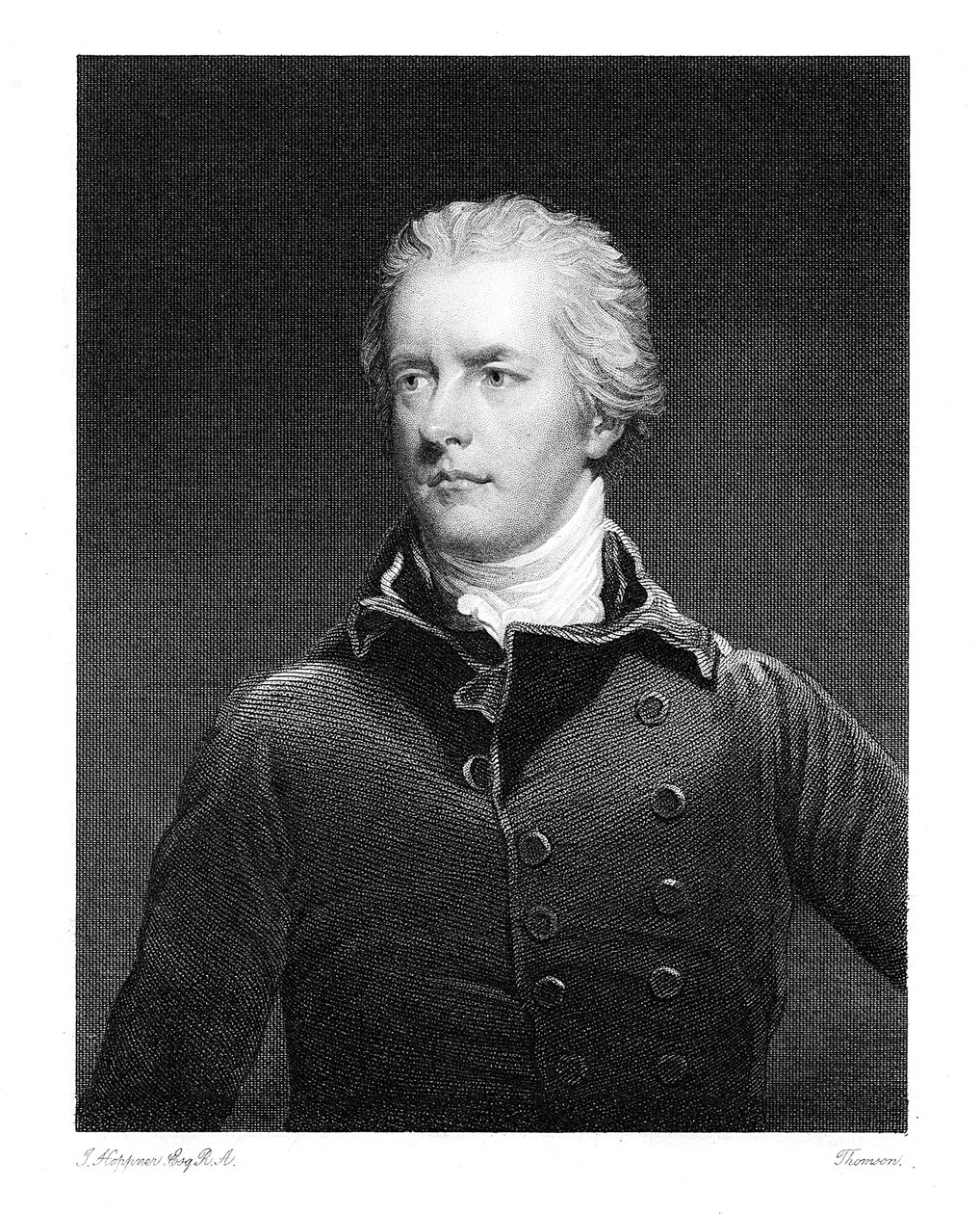 William Pitt der Jüngere, britischer Staatsmann von Unbekannt