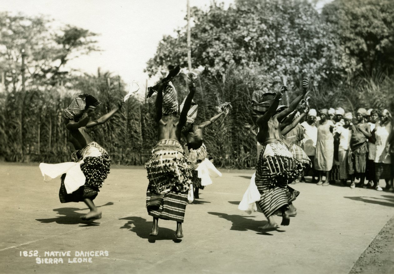 Tanzende Frauen, Sierra Leone, 20. Jahrhundert von Unbekannt