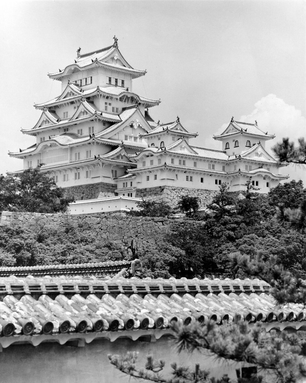 Schloss Himeji, Kyoto, fertiggestellt 1609 von Unbekannt Unbekannt