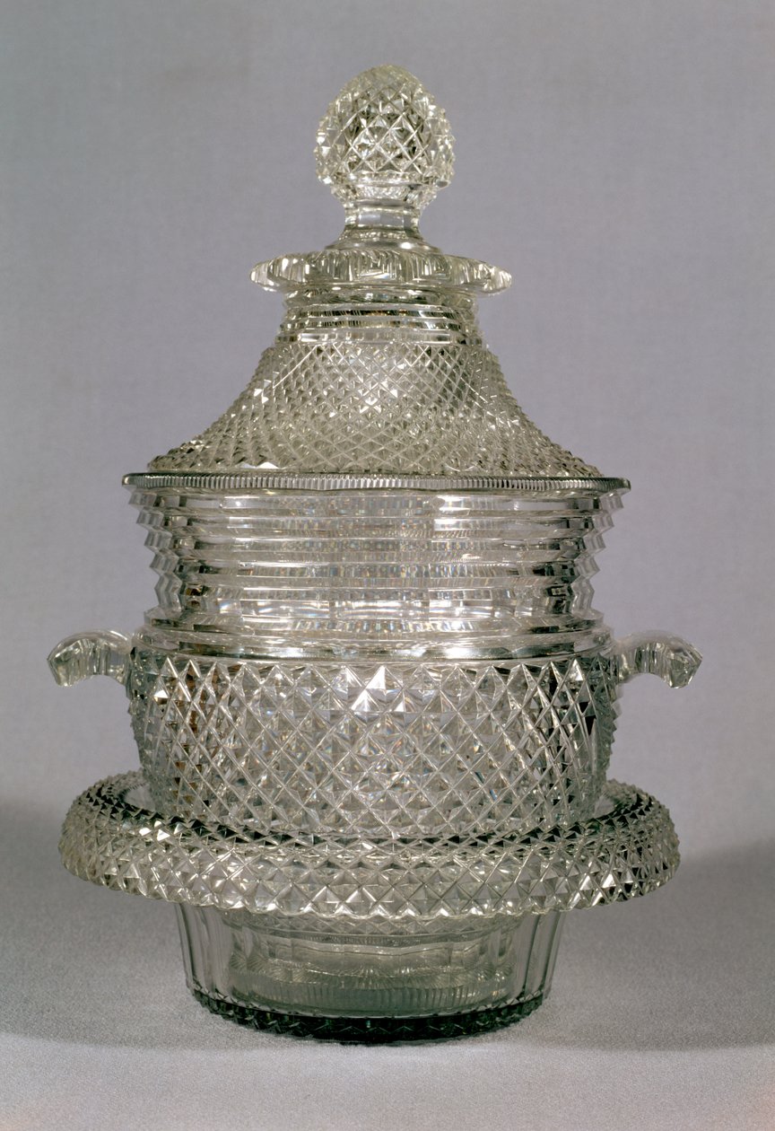 Weinkühler, ca. 1815-20 (Schliffglas) von Unbekannt Unbekannt