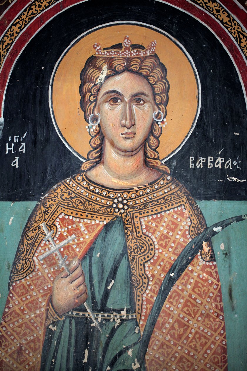 Byzantinisches Fresko aus dem 15. Jahrhundert von Unbekannt Unbekannt