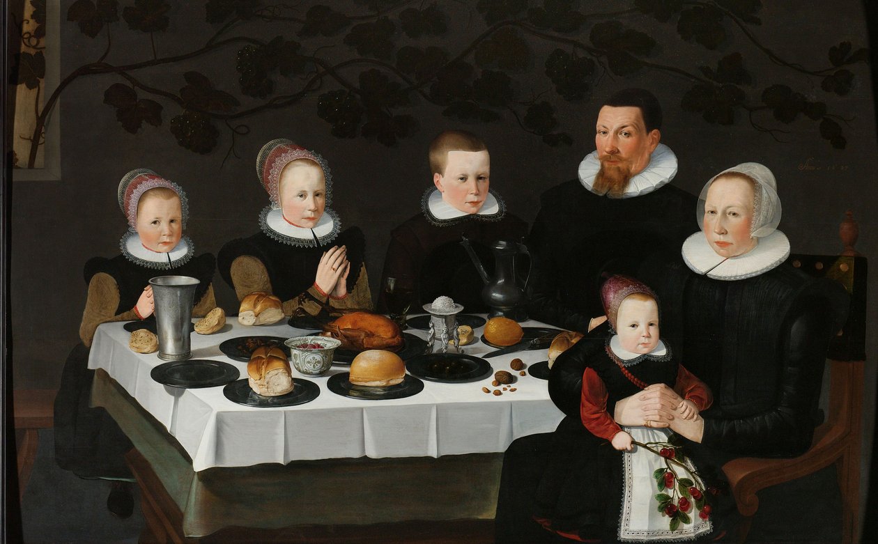 Familienporträt, 1627 von Unbekannt Unbekannt