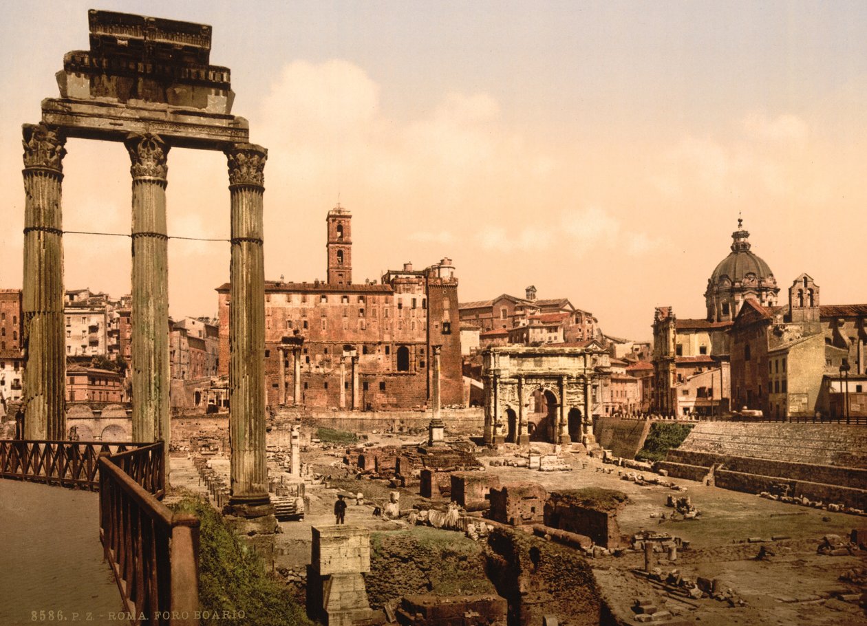 Forum Romanum, Rom, Italien, ca. 1890-ca. 1900 von Unbekannt Unbekannt