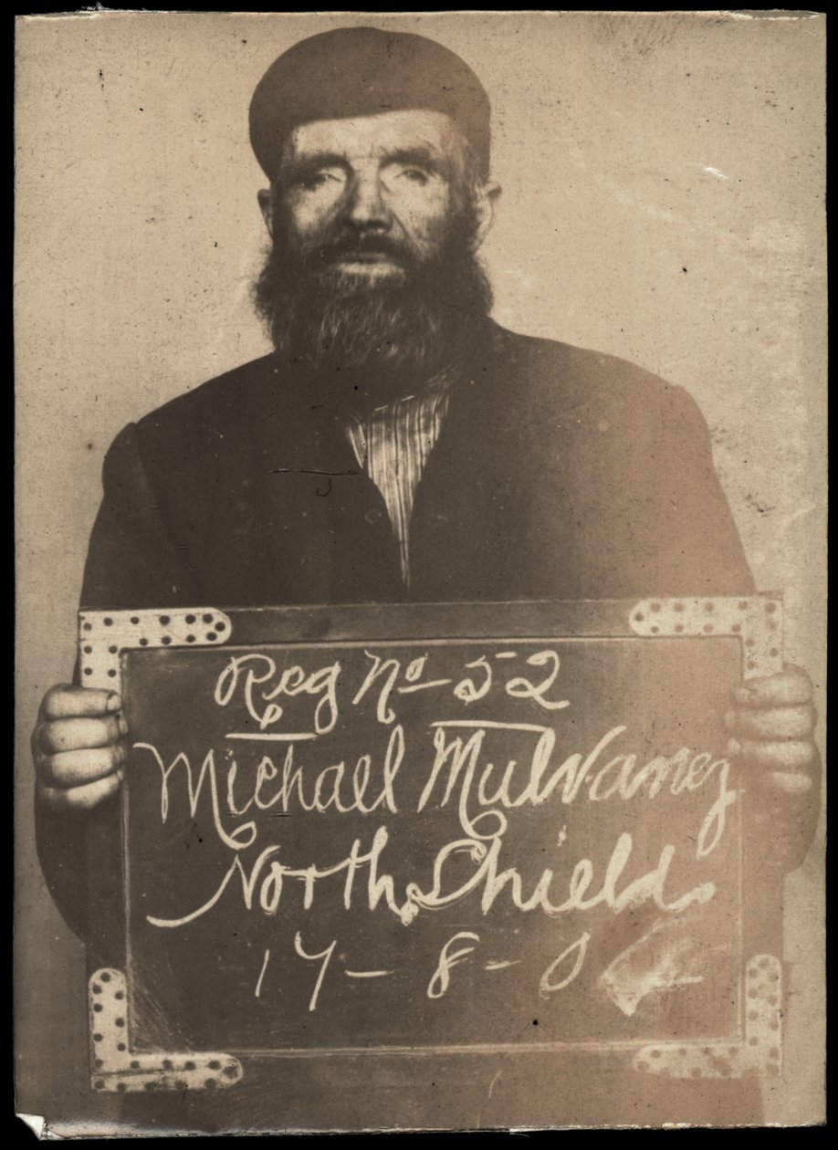 Michael Mulvaney, verhaftet wegen Trunkenheit und Betteln, North Shields, UK, 1904 von Unbekannt Unbekannt