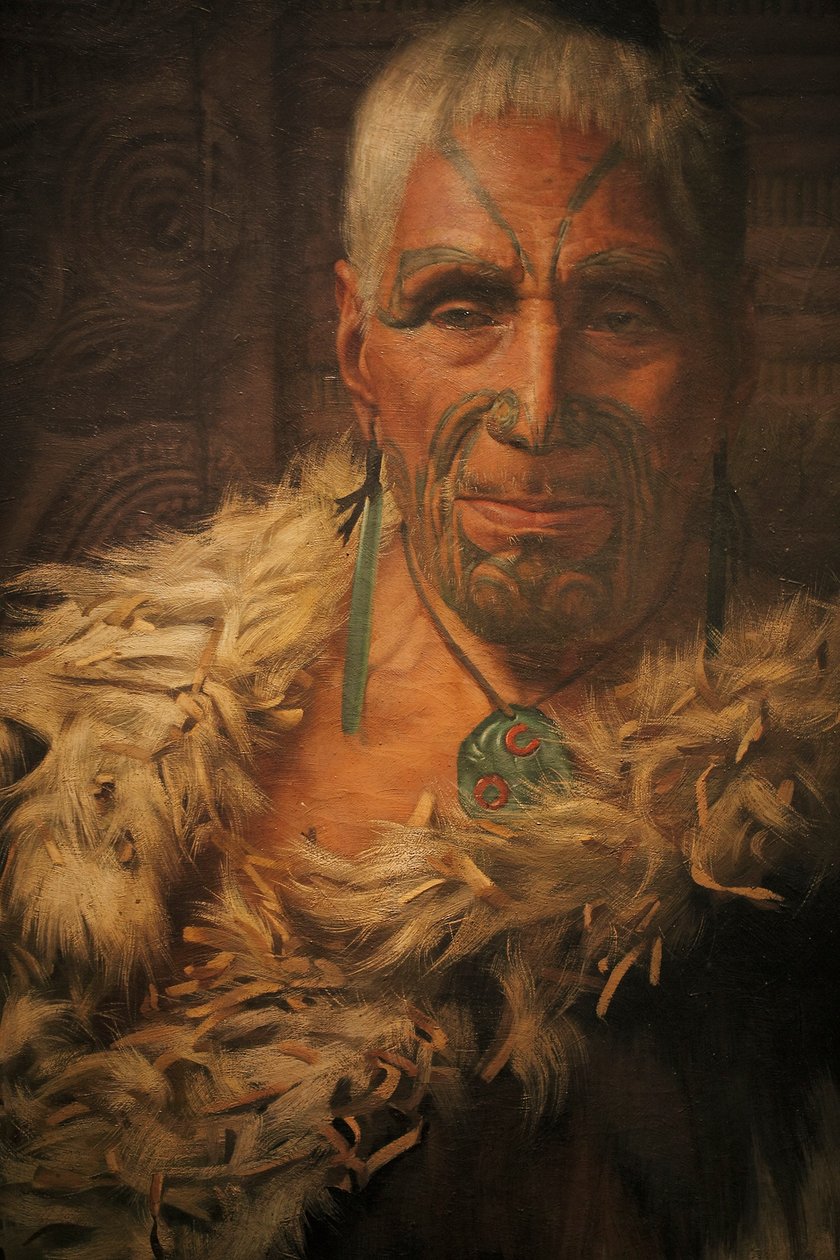 Perema Te Pahau, der Knochenschaber, 1904 von Unbekannt Unbekannt